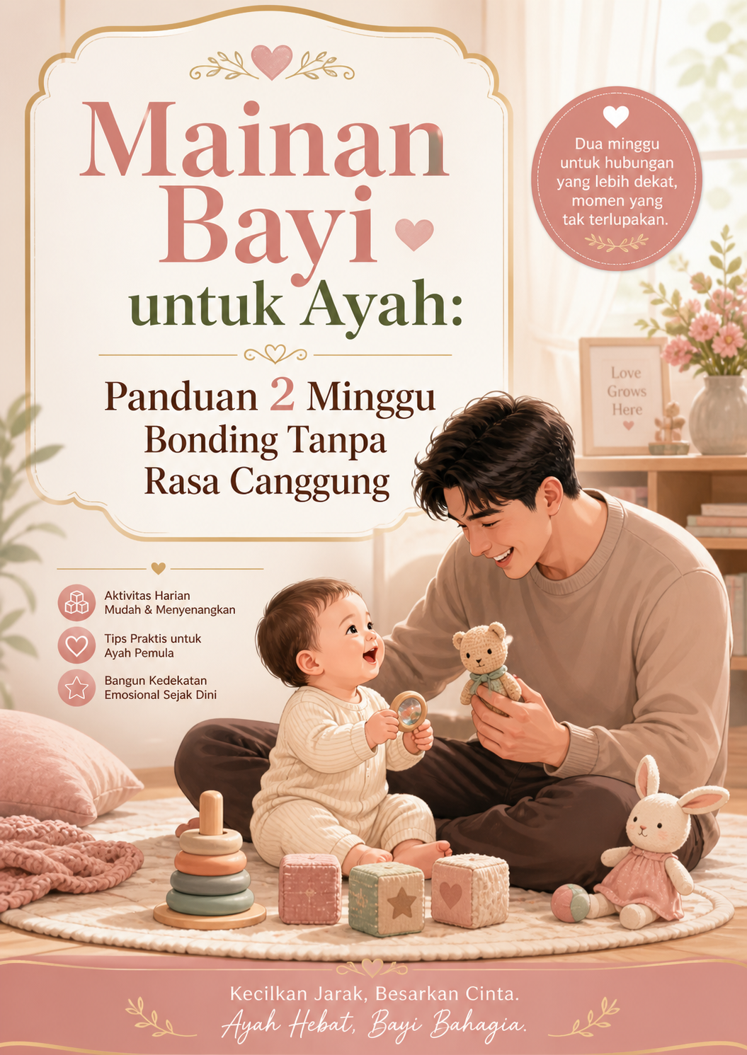 Mainan Bayi untuk Ayah: Panduan 2 Minggu Bonding Tanpa Rasa Canggung